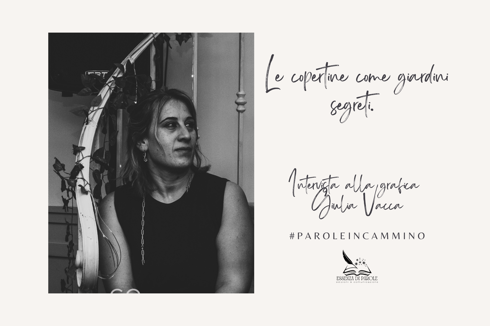 Le copertine come giardini segreti. Intervista alla grafica Giulia Vacca